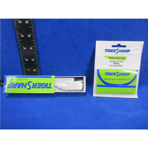 Tiger Sharp TS910L Serrated Edge Replaceable Blades
