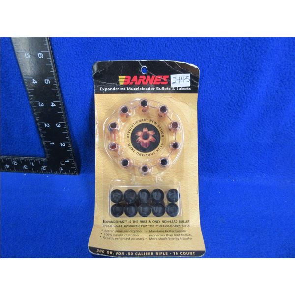 50 Cal. 300gr Barnes Expander-MZ Bullets and Sabots
