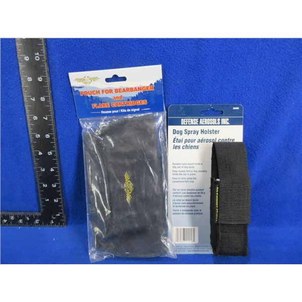 Dog Spray Holster and Pouch for Bearbanger & Flares