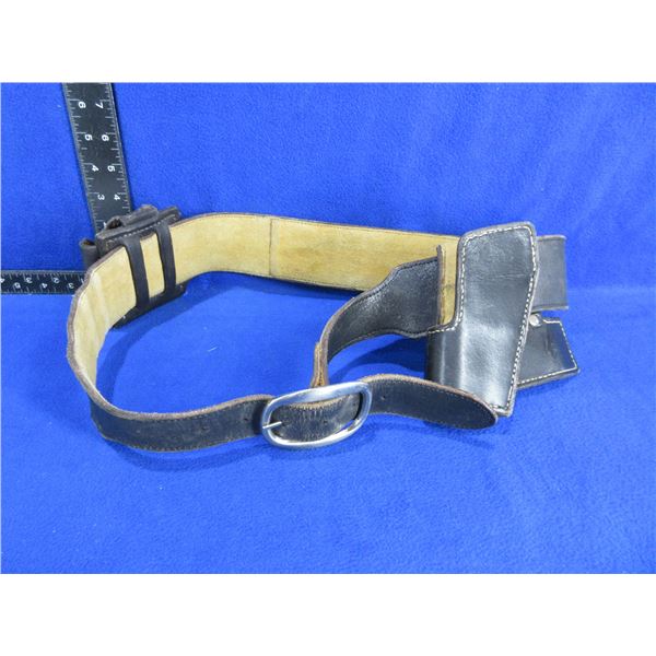 Leather Belt, Holster and Mag Pouch for 1911
