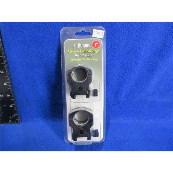 NEW - Burris Xtreme Tactical Rings - High 1" Matte