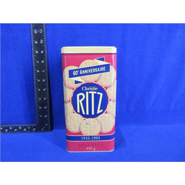 Vintage Christie's Ritz Crackers Tin 60th Anniversary