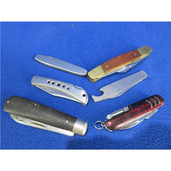 6 Folding Blade Pocket Knives