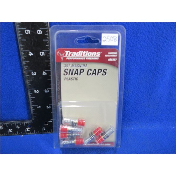 NEW - Traditions 357 Magnum Snap Caps - Pack of 6