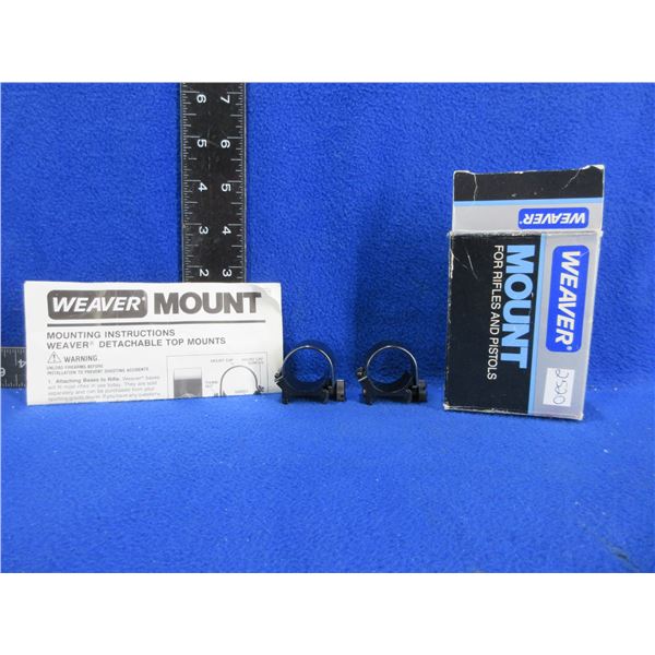 Weaver 1" Detachable Top Rings - Standard Style