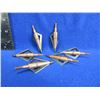 Image 1 : 6 Wasp Archery Broadheads - 1 has a broken blade