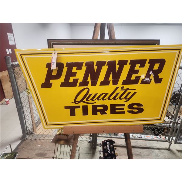 Penner Tires Metal Sign
