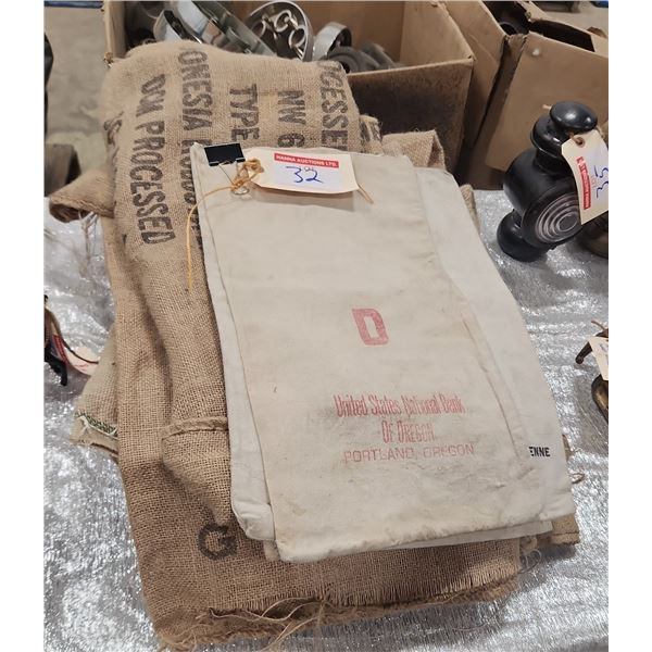 Money Bags & Coffee Sacks