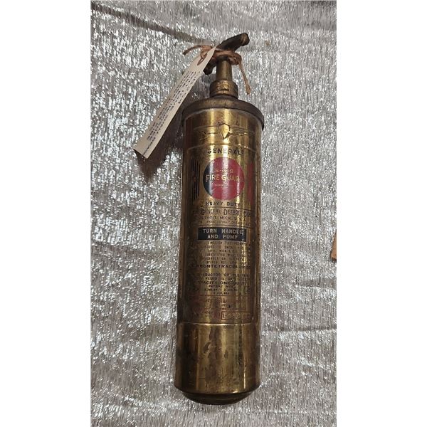 Small Brass Fire Extinguisher