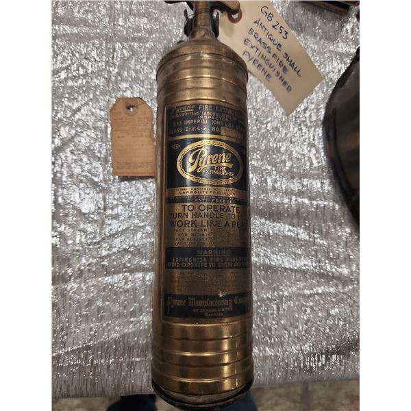 Pyrene Brass Fire Extinguisher