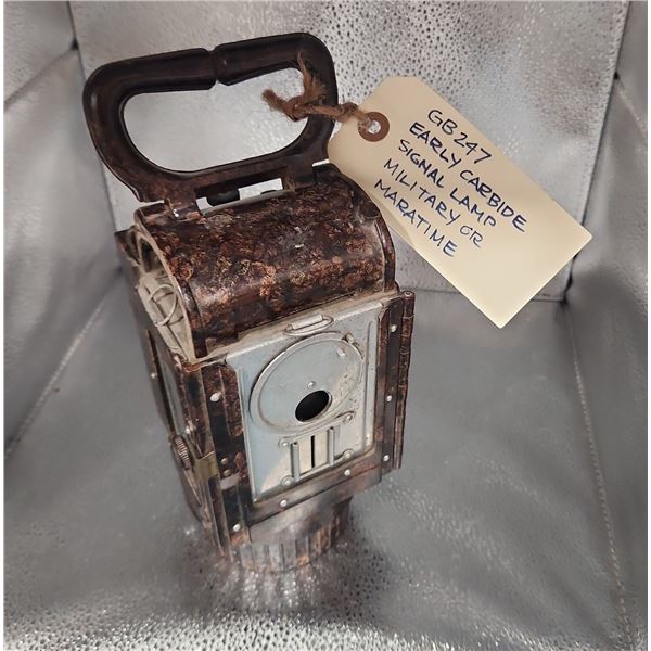 Carbide Signal Lamp