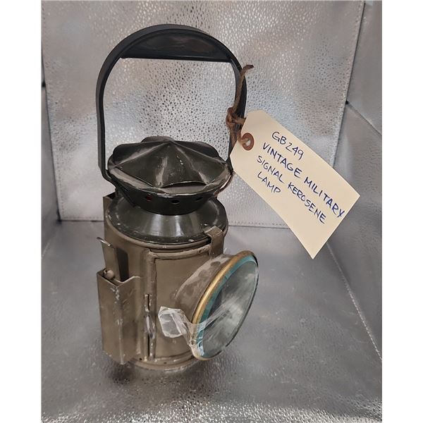 Military Kerosene Signal Lamp