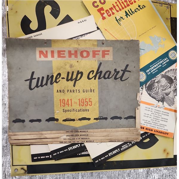 Vintage Signs, Correspondence & Brochures