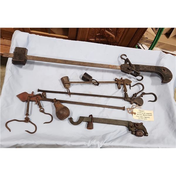 5 Hanging Balance Beam Scales