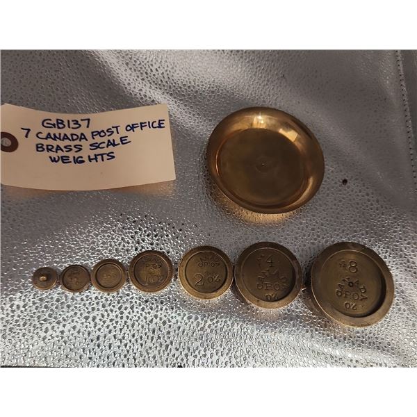 7 Canada Post Office Scale Weights