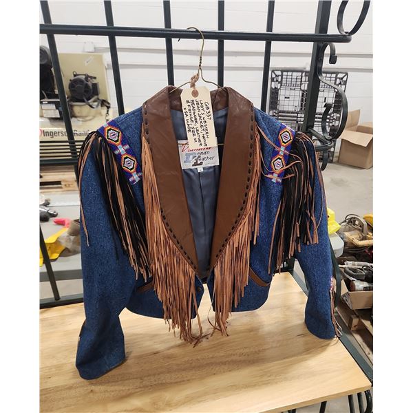 Beaded Western Jean Jacket