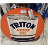 Image 1 : Vintage Triton Motor Oil Sign