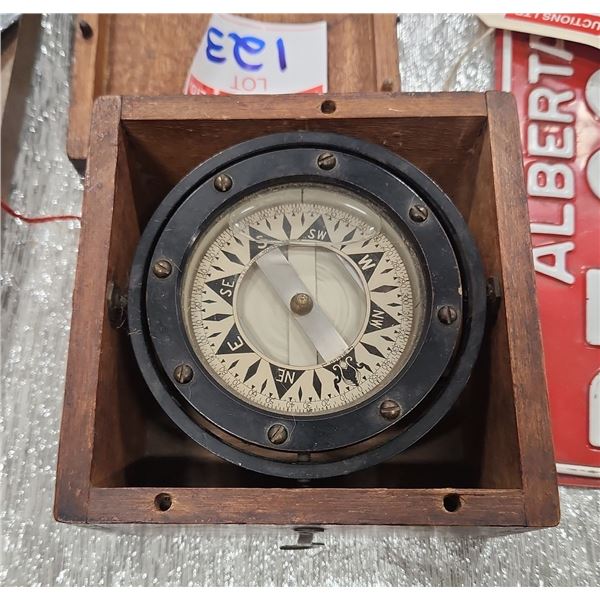 Vintage Ship's Compass