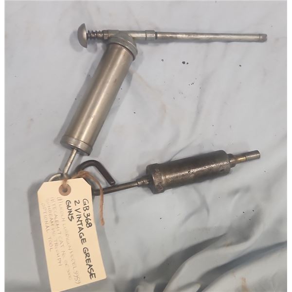 2 Vintage Grease Guns