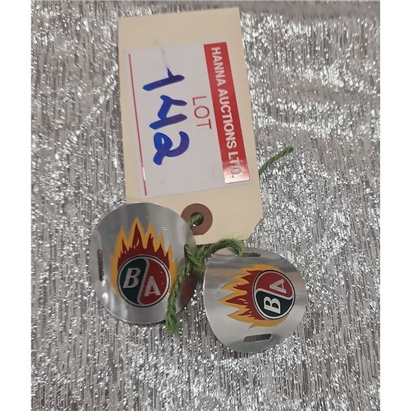 Vintage Bulk Fuel Hose Identification Tags