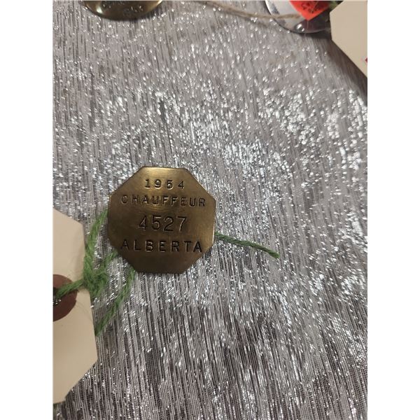 1954 Alberta Chauffeur Badge