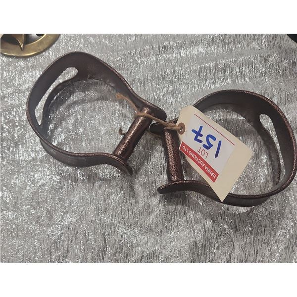 Antique Western Steel Stirrups