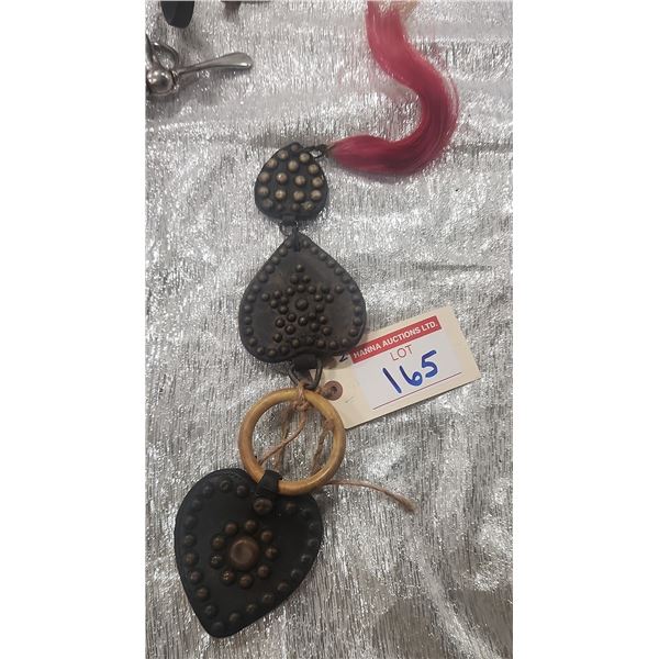 2 Heart Harness Decorations