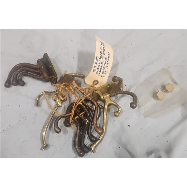 8 Antique Coat Hooks
