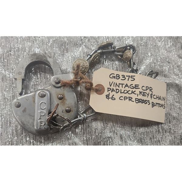 Vintage CPR Key & Buttons