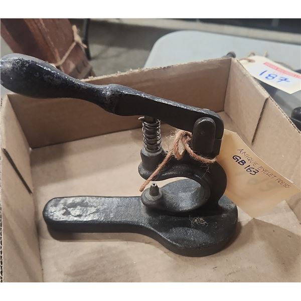 Antique Eyelet Press
