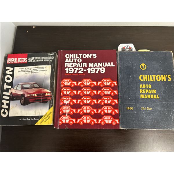 3 Chilton Repair Manuals