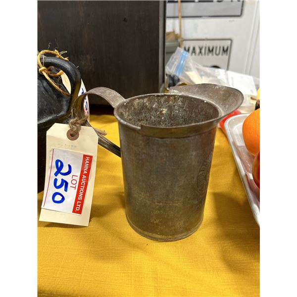 Vintage Davidson Quart Oil Pitcher