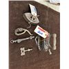 Image 1 : 2 Vintage Cast Iron Sad Irons & Related Items