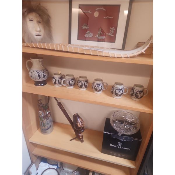 Original King Pottery Grapes Drinking Set