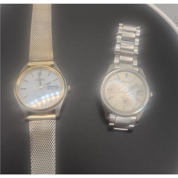 2 Vintage Seiko Watches