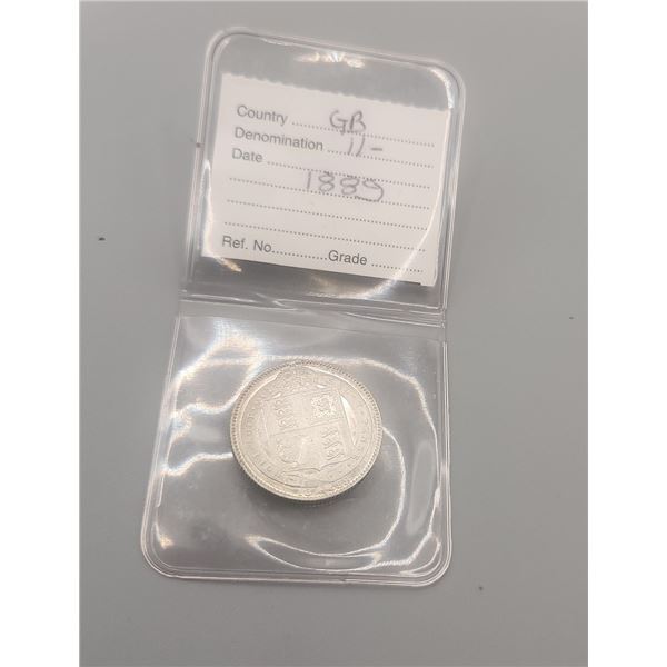 1889 Queen Victoria Shilling