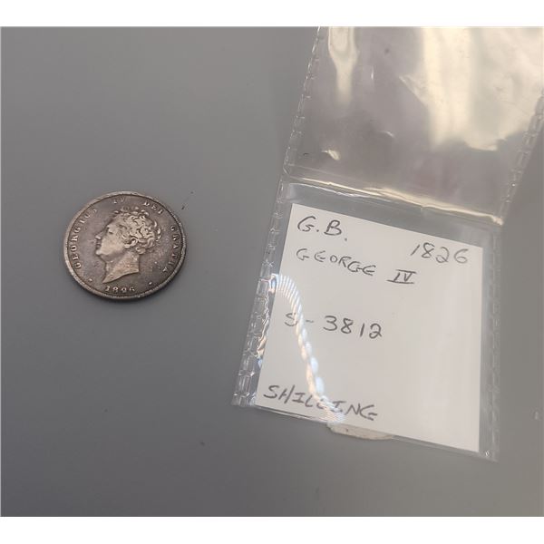 1826 George IV Shilling