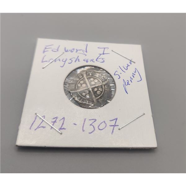 Edward I Silver Hammered Penny