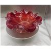Image 1 : Murano Red & Silver Dish