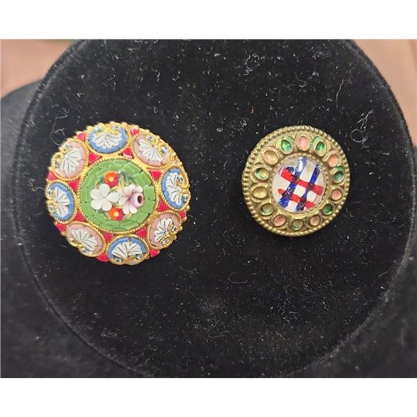 Antique Mosaic Mini Pins
