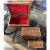Image 1 : 3 Nesting Wooden Jewelry Boxes