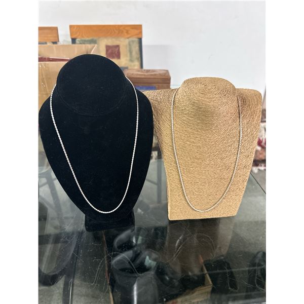 16” Rope Sterling Silver Chain