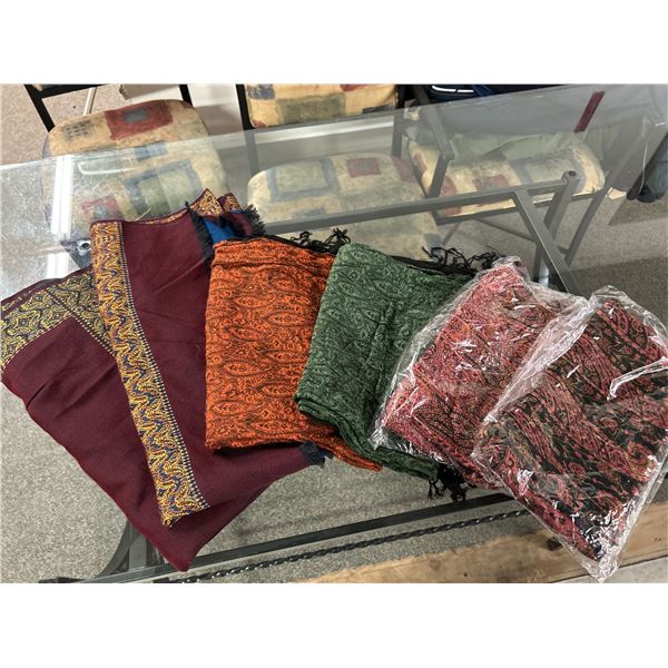 6 Paisley Scarves