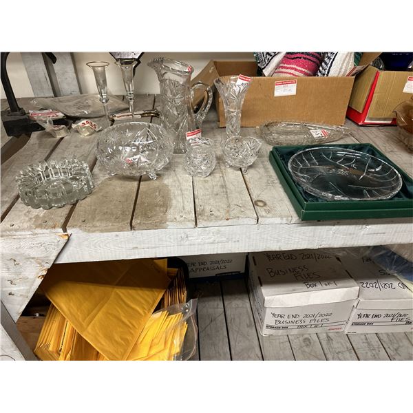 10 Pieces of Leaded Crystal