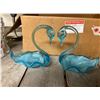 Image 1 : Two Art Glass Swans