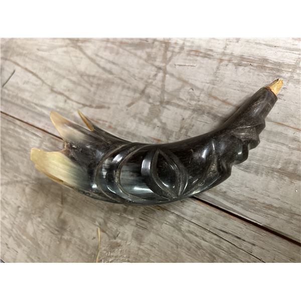 Carved Animal Horn