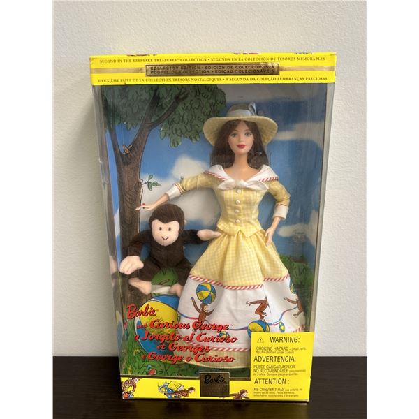 Mattel 2000 Barbie and Curious George