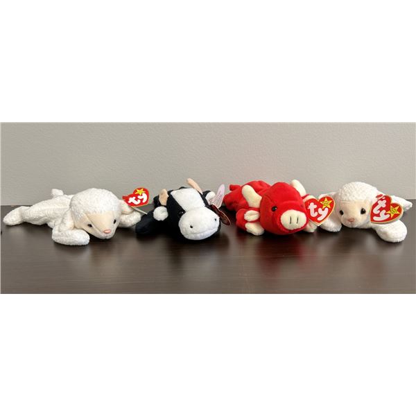 Ty Beanie Babies Farm Animals
