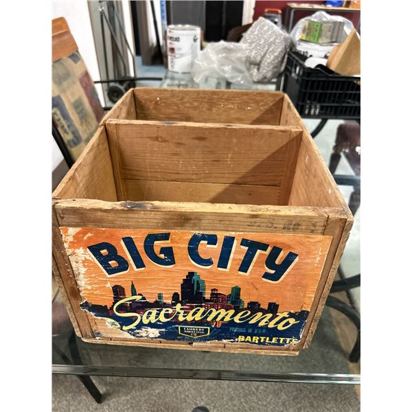 Lambert Pear Wooden Crate