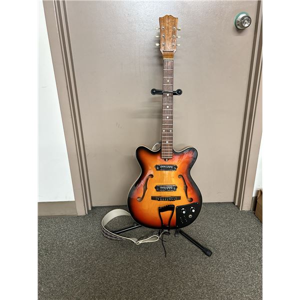 Vintage Hollow Body Electric Guitar